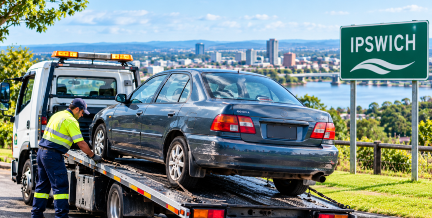 Ipswich Tow Truck Recovery Scene